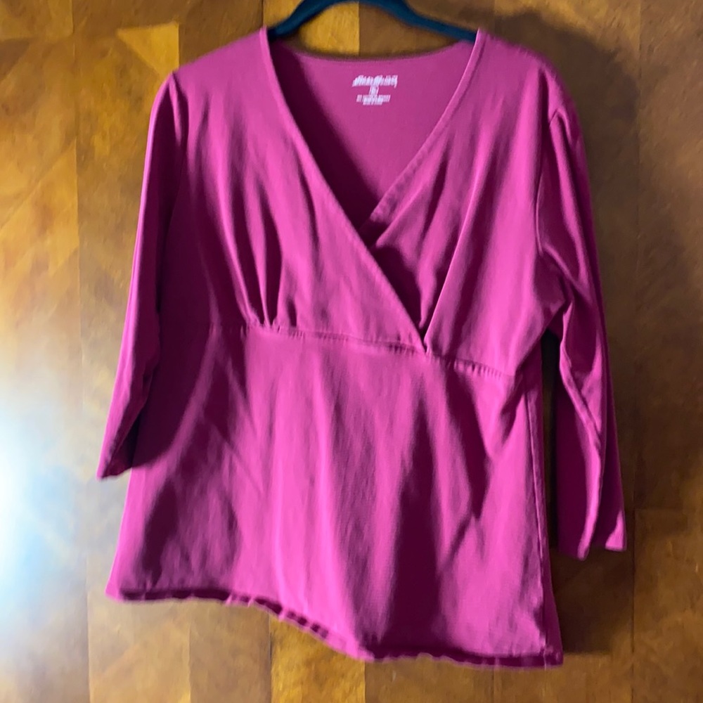 Magenta Eddie Bauer extra large top